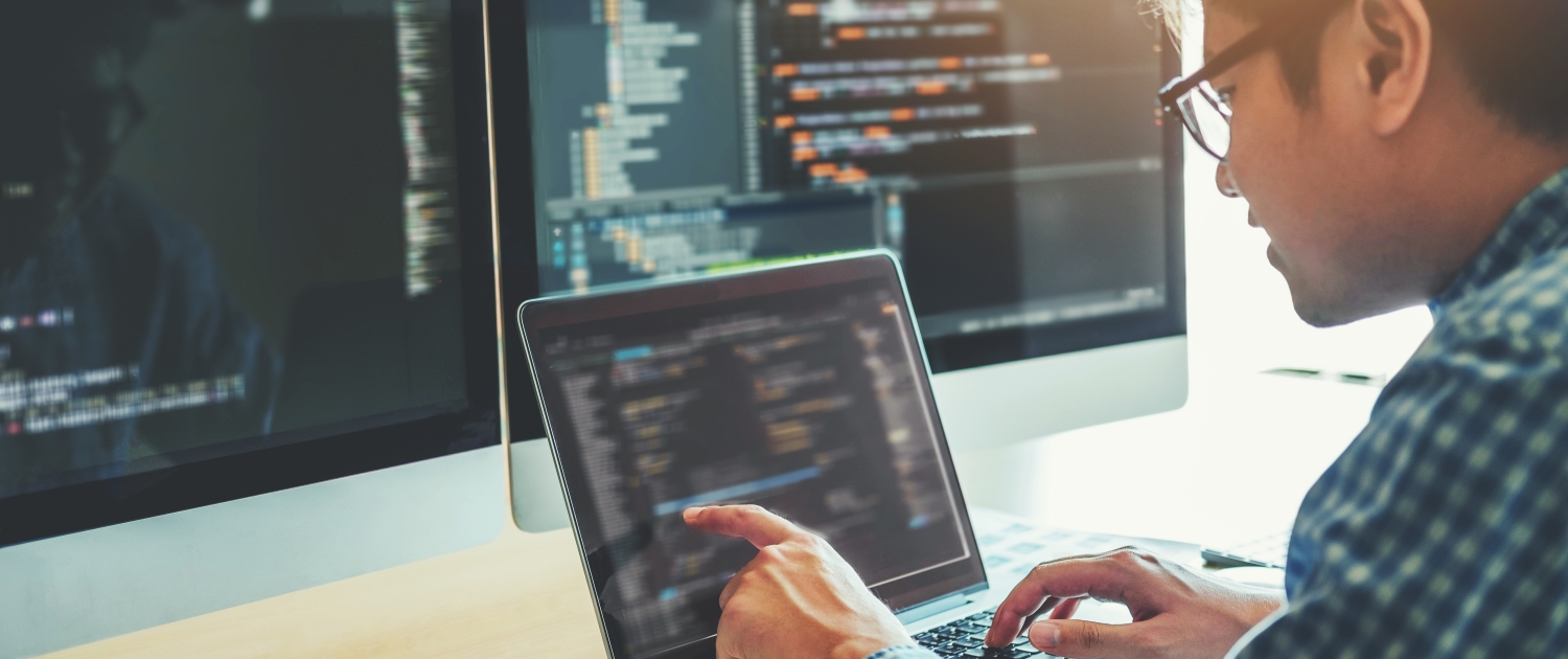 Developing programmer Development Website design and coding tech