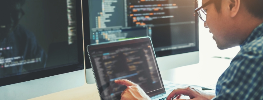 Developing programmer Development Website design and coding tech